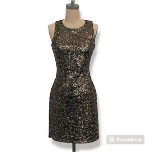 Hp Mack & James Badgley Mishka Gold Sequin Midi S… - image 1